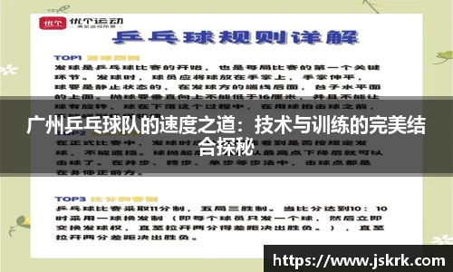 广州乒乓球队的速度之道：技术与训练的完美结合探秘
